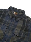 画像3: 【 UES（ウエス） 】　エクストラヘビーチェックネルシャツ　[ NAVY ]