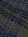 画像8: 【 UES（ウエス） 】　エクストラヘビーチェックネルシャツ　[ NAVY ]