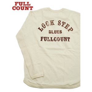 画像: 【 FULLCOUNT（フルカウント） 】　ヘビーウエイトプリントヘンリーネック L/S T-Shirt　[ Flat Seam Heavy Weight Henley T-Shirt ] [ ECRU ] 【 メール便可 】 