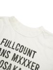 画像5: 【 FULLCOUNT（フルカウント） 】　ヘビーウエイトプリント L/S T-Shirt　[ Flat Seam Heavy Weight T-Shirt ] [ FULLCOUNT JEANS MXXXER OSAKA ] [ WHITE ] 【 メール便可 】 