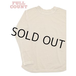 画像: 【 FULLCOUNT（フルカウント） 】　ヘビーウエイトネッククルーネック L/S T-Shirt　[ Flat Seam Heavy Weight Longsleeve T-Shirt ] [ BEIGE ] 【 メール便可 】