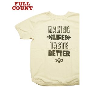 画像: 【 FULLCOUNT（フルカウント） 】　ヘビーウエイトプリントTシャツ　[ Flatseam Heavy Weight Print T-Shirt ] [ MAKING LIFE TASTE BETTER ] 【 メール便可 】 