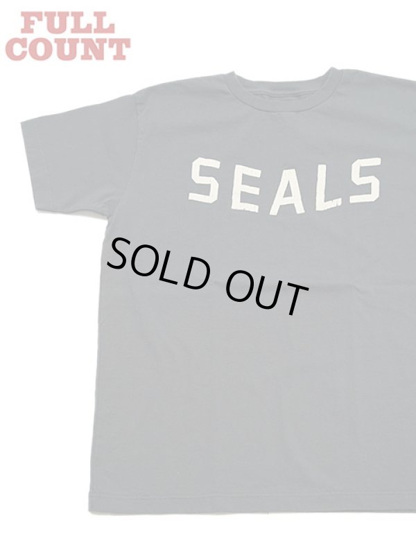画像1: 【 FULLCOUNT（フルカウント） 】　プリントTシャツ　[ Print T-Shirt ] [ SEALS ] [ I.BLACK ]【 メール便可 】 