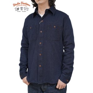 画像: 【 STUDIO D'ARTISAN（ステュディオダルチザン）　】　ヘビーウェイト刺し子シャツ　[ INDIGO SASHIKO SHIRTS ]