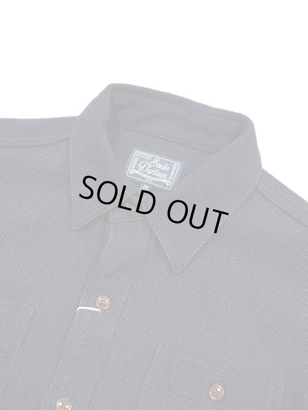 画像3: 【 STUDIO D'ARTISAN（ステュディオダルチザン）　】　ヘビーウェイト刺し子シャツ　[ INDIGO SASHIKO SHIRTS ]
