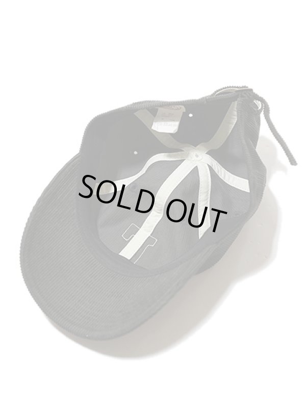 画像4: 【 FULLCOUNT（フルカウント） 】　ベースボールキャップ　[ 6Panel Cords Baseball Cap 'F' Patch ] [ BLACK ]