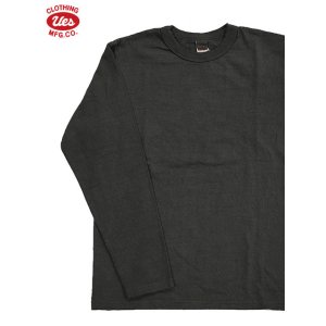 画像: 【 UES（ウエス） 】 8番スラブネップ長袖Tシャツ [ BLACK ] 【 メール便可 】