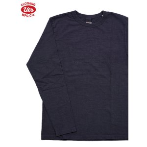 画像: 【 UES（ウエス） 】 8番スラブネップ長袖Tシャツ [ NAVY ] 【 メール便可 】