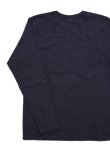 画像2: 【 UES（ウエス） 】 8番スラブネップ長袖Tシャツ [ NAVY ] 【 メール便可 】