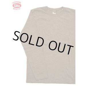 画像: 【 UES（ウエス） 】 8番スラブネップ長袖Tシャツ [ BROWN ] 【 メール便可 】