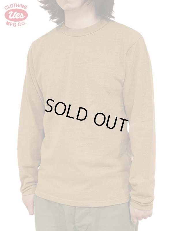 画像6: 【 UES（ウエス） 】 8番スラブネップ長袖Tシャツ [ WHITE ] 【 メール便可 】