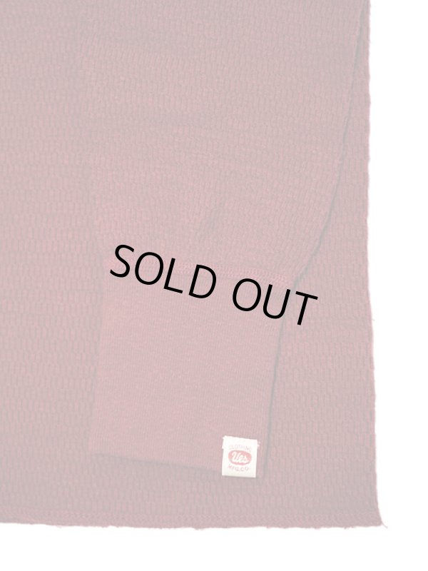 画像4: 【 UES（ウエス） 】　60TR　長袖サーマルクルーネックTシャツ [ REGULAR ]　[ ワイン]