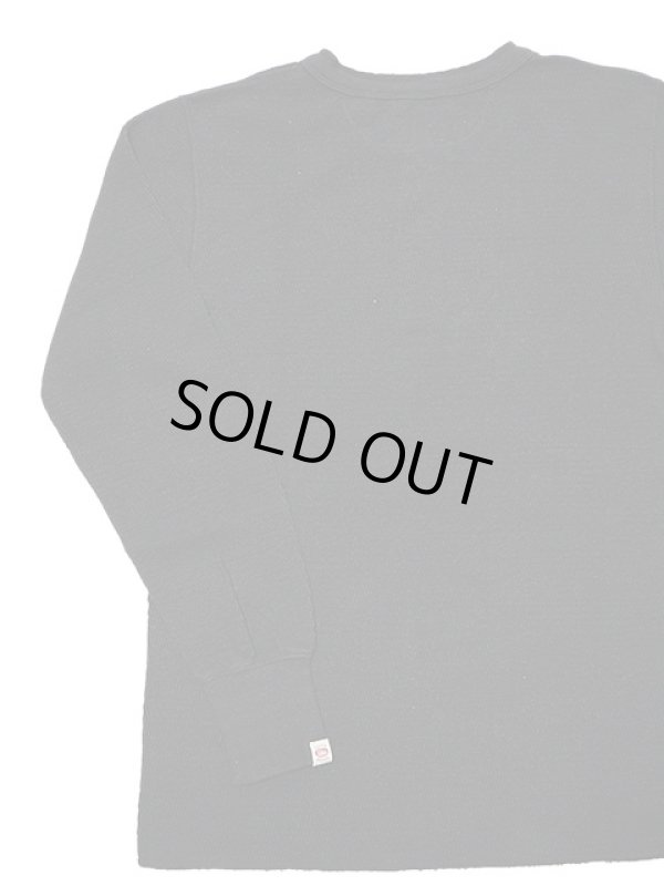 画像2: 【 UES（ウエス） 】　61T　長袖サーマルヘンリーネックTシャツ [ REGULAR ]　[ ブラック ]