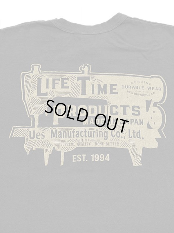 画像6: 【 メール便可 】 【 UES（ウエス） 】　プリントTシャツ　[ SEWING MACHINE ] [ BLACK ]