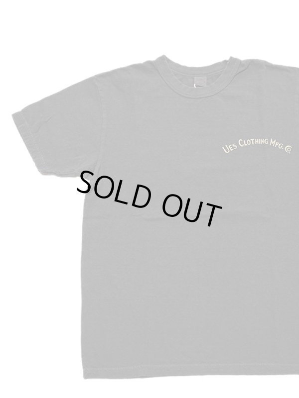 画像2: 【 メール便可 】 【 UES（ウエス） 】　プリントTシャツ　[ SEWING MACHINE ] [ BLACK ]