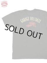 画像: 【 UES（ウエス） 】　プリントTシャツ　[ GARAGE HOLIDAZE ] [ BLACK ] 【 メール便可 】