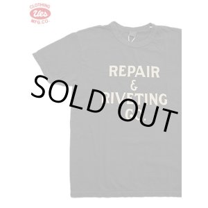 画像: 【 UES（ウエス） 】　プリントTシャツ　[ REPAIR ] [ NAVY ] 【 メール便可 】