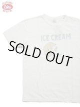 画像: 【 UES（ウエス） 】　プリントTシャツ　[ ICE CREAM ] [ WHITE ] 【 メール便可 】