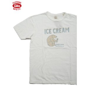 画像: 【 UES（ウエス） 】　プリントTシャツ　[ ICE CREAM ] [ WHITE ] 【 メール便可 】