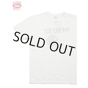 画像: 【 UES（ウエス） 】　プリントTシャツ　[ ICE CREAM ] [ WHITE ] 【 メール便可 】