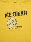 画像4: 【 UES（ウエス） 】　プリントTシャツ　[ ICE CREAM ] [ YELLOW ] 【 メール便可 】