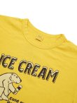 画像3: 【 UES（ウエス） 】　プリントTシャツ　[ ICE CREAM ] [ YELLOW ] 【 メール便可 】