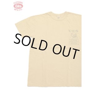 画像: 【 UES（ウエス） 】　プリントTシャツ　[ BULLDOG ] [ YELLOW ] 【 メール便可 】