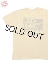 画像: 【 UES（ウエス） 】　プリントTシャツ　[ SEWING MACHINE ] [ YELLOW ] 【 メール便可 】