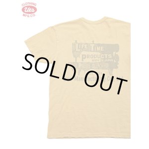 画像: 【 UES（ウエス） 】　プリントTシャツ　[ SEWING MACHINE ] [ YELLOW ] 【 メール便可 】