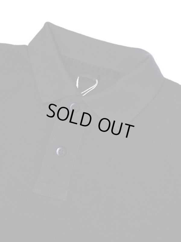 画像3: 【 UES（ウエス） 】 オリジナル吊り編み鹿の子ポロシャツ [ BLACK]