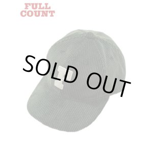 画像: 【 FULLCOUNT（フルカウント） 】　コーデュロイベースボールキャップ　[ 6Panel Corduroy Baseball Cap 'F' Patch ] [ Green ] 【 メール便可 】