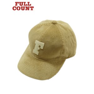 画像: 【 FULLCOUNT（フルカウント） 】　コーデュロイベースボールキャップ　[ 6Panel Corduroy Baseball Cap 'F' Patch ] [ Beige ] 【 メール便可 】