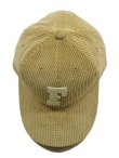 画像3: 【 FULLCOUNT（フルカウント） 】　コーデュロイベースボールキャップ　[ 6Panel Corduroy Baseball Cap 'F' Patch ] [ Beige ] 【 メール便可 】