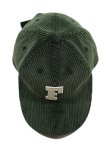 画像3: 【 FULLCOUNT（フルカウント） 】　コーデュロイベースボールキャップ　[ 6Panel Corduroy Baseball Cap 'F' Patch ] [ Green ] 【 メール便可 】