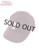 画像: 【 FULLCOUNT（フルカウント） 】　コーデュロイベースボールキャップ　[ 6Panel Corduroy Baseball Cap 'F' Patch ] [ Burgundy ] 【 メール便可 】