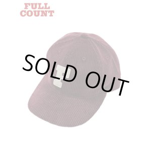 画像: 【 FULLCOUNT（フルカウント） 】　コーデュロイベースボールキャップ　[ 6Panel Corduroy Baseball Cap 'F' Patch ] [ Burgundy ] 【 メール便可 】