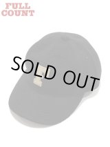 画像: 【 FULLCOUNT（フルカウント） 】　ウールメルトンベースボールキャップ　[ 6Panel Wool Melton Baseball Cap 'F' Patch ] [ Black ] 【 メール便可 】