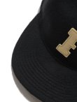 画像4: 【 FULLCOUNT（フルカウント） 】　ウールメルトンベースボールキャップ　[ 6Panel Wool Melton Baseball Cap 'F' Patch ] [ Black ] 【 メール便可 】