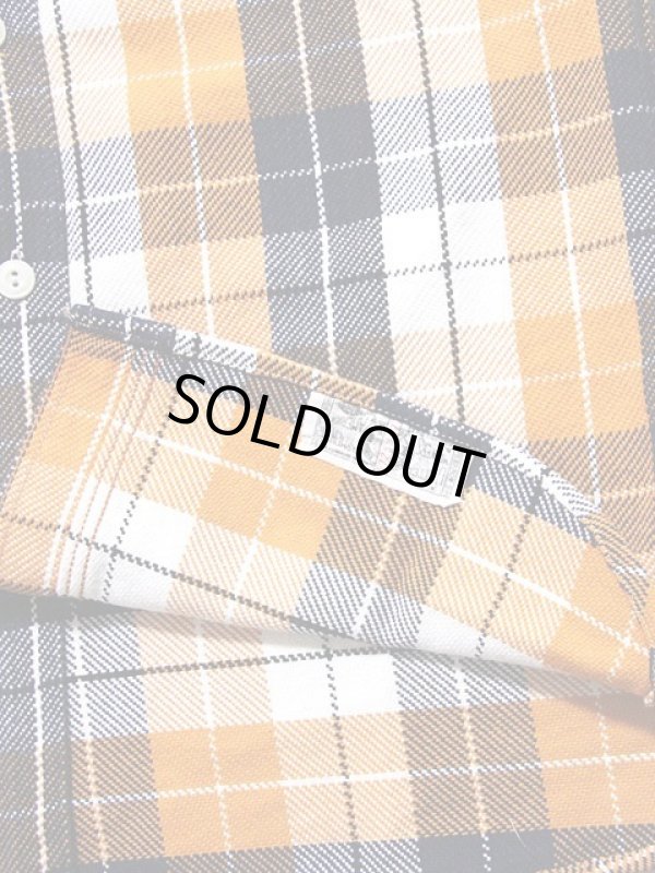 画像7: 【 Pherrow's（フェローズ） 】　ヘビーウェイトフランネルチェックシャツ　[ オレンジ × ネイビー ]