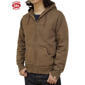 画像: 【UES（ウエス） 】　スウェットZIPパーカー　[ Zip Sweat Parka ] [ BROWN ]