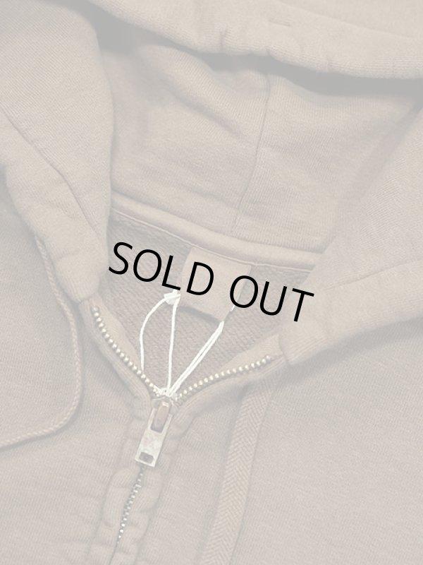 画像8: 【UES（ウエス） 】　スウェットZIPパーカー　[ Zip Sweat Parka ] [ BROWN ]