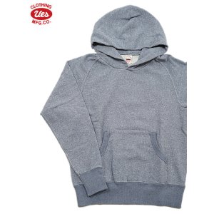 画像: 【UES（ウエス） 】　リサイクルインディゴパーカー　[ Indigo Sweat Parka ] [ BLUE ]