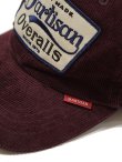 画像5: 【 STUDIO D'ARTISAN（ステュディオダルチザン） 】 コーデュロイキャップ [ Corduroy Cap ] [ BURGUNDY ] 【 メール便可 】