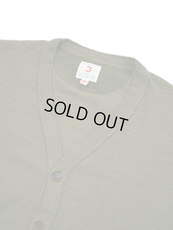 画像3: 【UES（ウエス） 】 針抜きコットンカーディガン [ Cotton Cardigan ] [ Olive Green ]