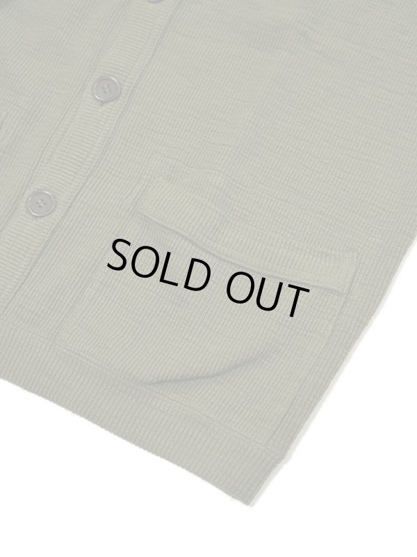 画像4: 【UES（ウエス） 】 針抜きコットンカーディガン [ Cotton Cardigan ] [ Olive Green ]