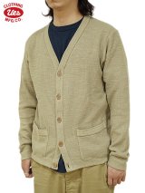 画像: 【UES（ウエス） 】 針抜きコットンカーディガン [ Cotton Cardigan ] [ Sand Beige ]