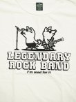 画像3: 【 STUDIO D'ARTISAN（ステュディオダルチザン） 】　USAコットンプリントTシャツ [ ROCK BAND ] [ WHITE ] 【 メール便可 】