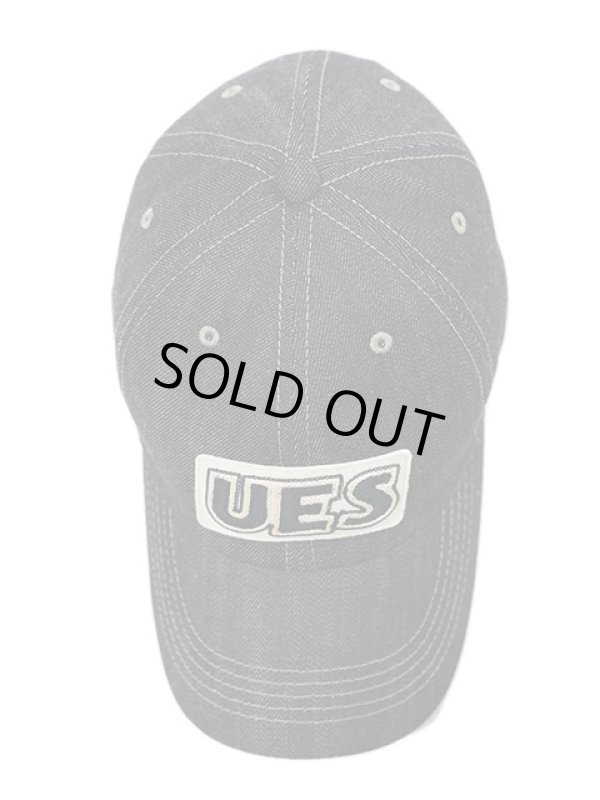 画像3: 【 UES（ウエス） 】 デニムキャップ  [ スクエア UES NAVY ] [ 限定商品 ]