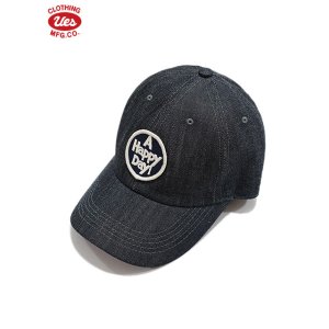 画像: 【 UES（ウエス） 】 デニムキャップ [ A HAPPY DAY!  ] [ NAVY ]