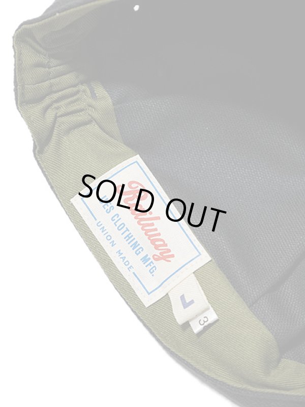 画像7: 【 メール便可 】 【 UES（ウエス） 】 ウィップコードワークキャップ [ BLACK ]